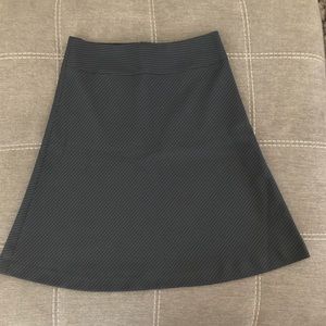Express Pin Stripe Black Skirt